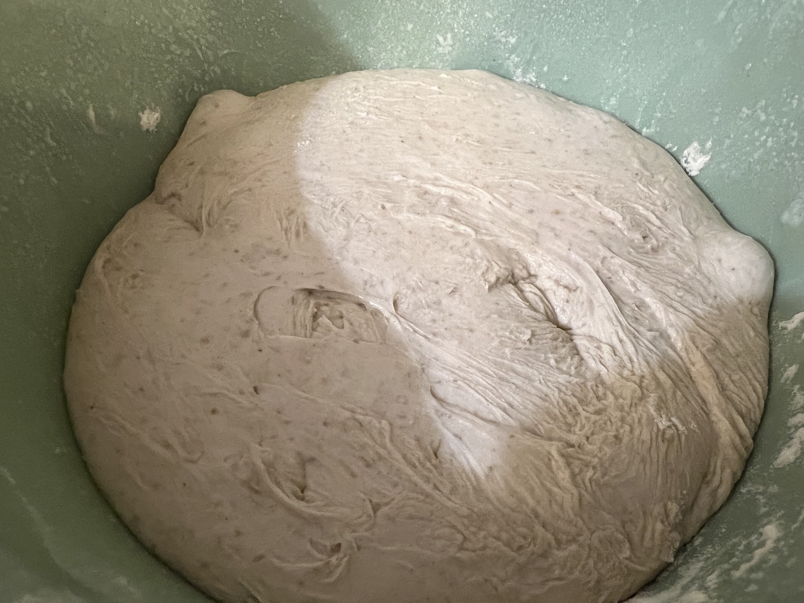 - oven bake sourdough close up